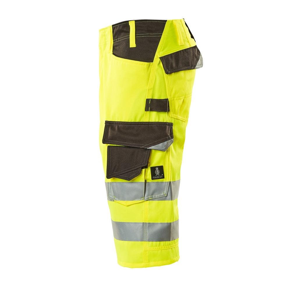 Pantaloni trei sferturi MASCOT® Luton, galben vizibil/antracit închis
