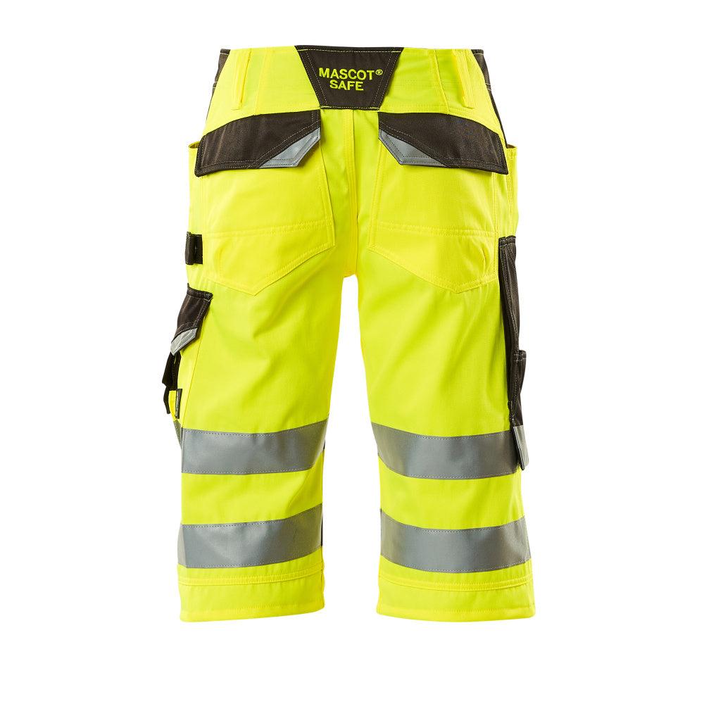 Pantaloni trei sferturi MASCOT® Luton, galben vizibil/antracit închis