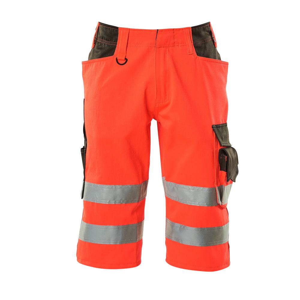 Pantaloni trei sferturi MASCOT® Luton, roșu vizibil/antracit închis