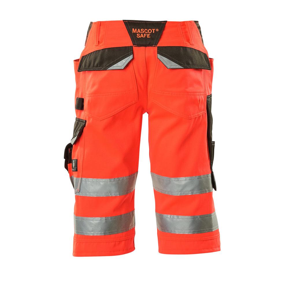Pantaloni trei sferturi MASCOT® Luton, roșu vizibil/antracit închis