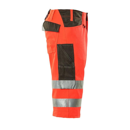 Pantaloni trei sferturi MASCOT® Luton, roșu vizibil/antracit închis