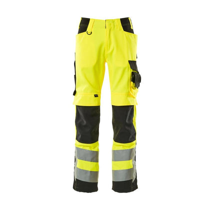 Pantaloni MASCOT® Kendal, galben/negru de mare vizibilitate