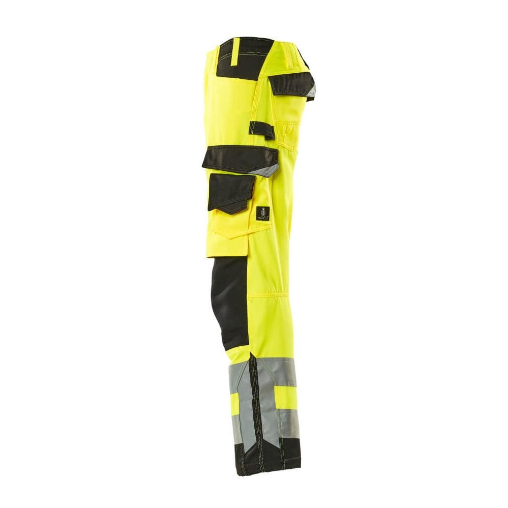 Pantaloni MASCOT® Kendal, galben/negru de mare vizibilitate