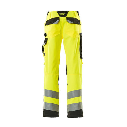 Pantaloni MASCOT® Kendal, galben/negru de mare vizibilitate