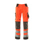 Pantaloni MASCOT® Kendal, rosu hi-vis/antracit inchis