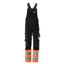 Salopetă MASCOT® Sunderland, negru albastru/portocaliu de mare vizibilitate