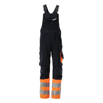 Salopetă MASCOT® Sunderland, negru albastru/portocaliu de mare vizibilitate