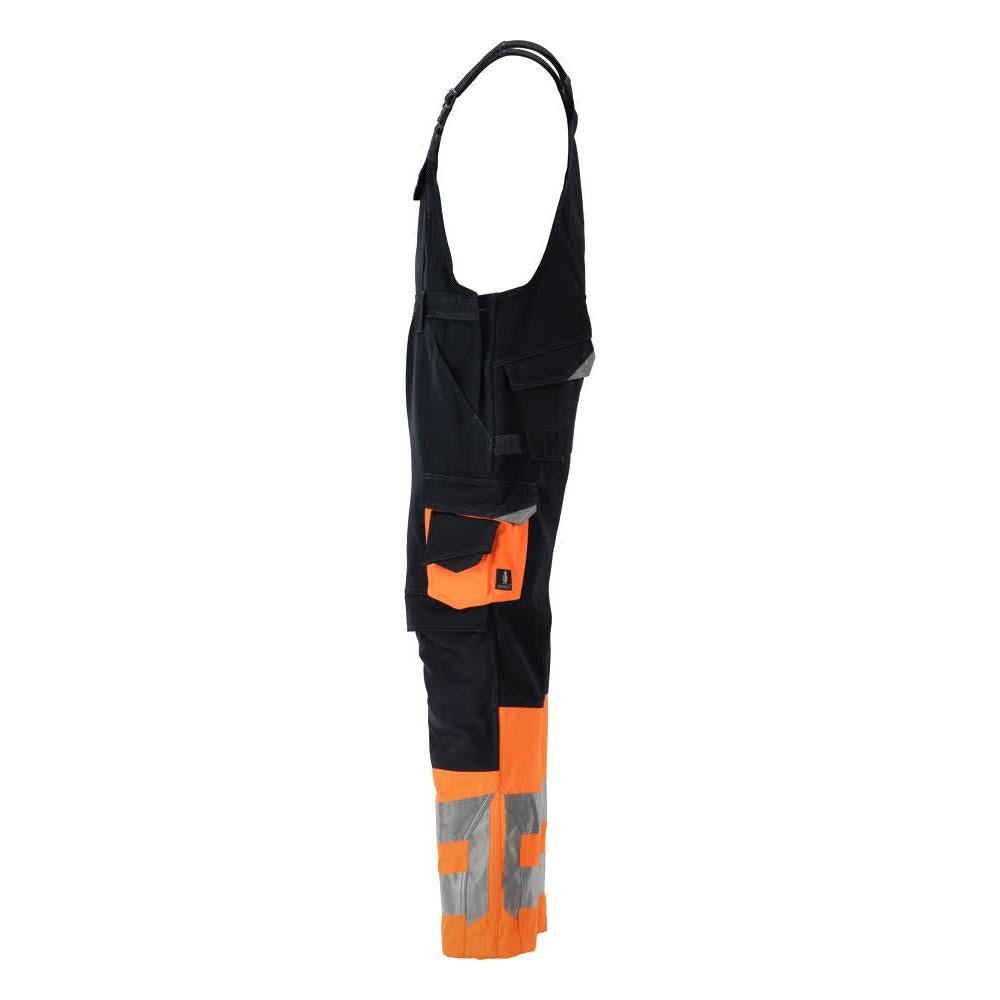Salopetă MASCOT® Sunderland, negru albastru/portocaliu de mare vizibilitate
