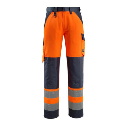 Pantaloni MASCOT® Maitland, portocaliu mare vizibilitate/negru-albastru