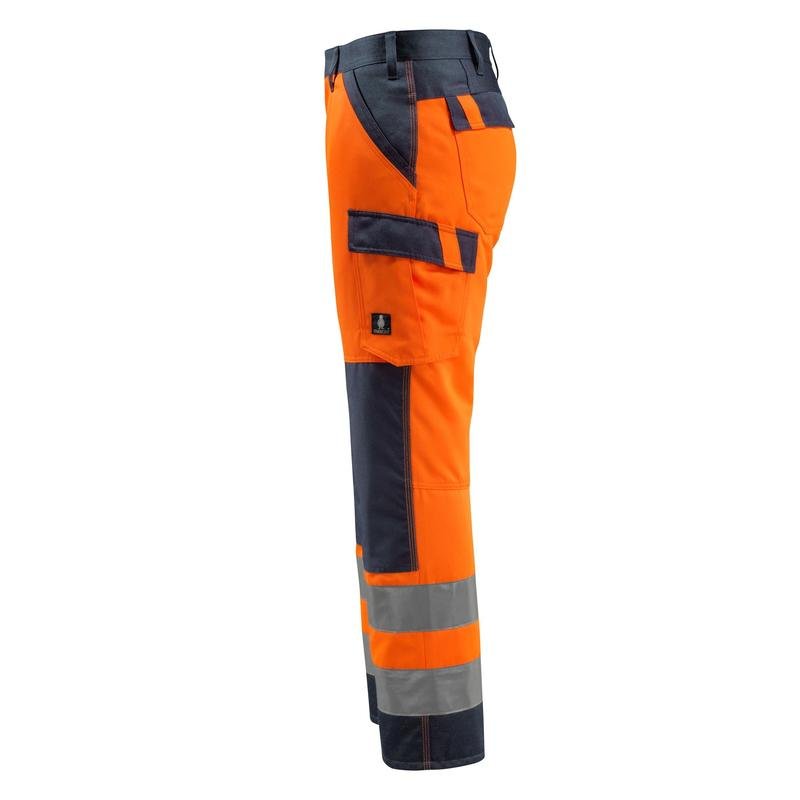 Pantaloni MASCOT® Maitland, portocaliu mare vizibilitate/negru-albastru