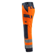 Pantaloni MASCOT® Maitland, portocaliu mare vizibilitate/negru-albastru