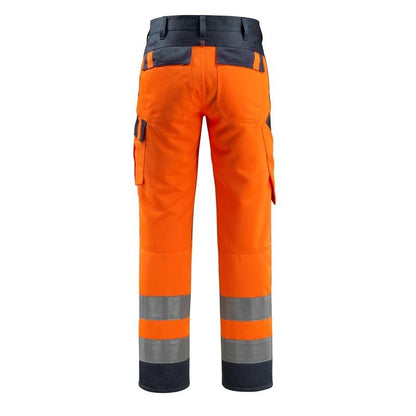 Pantaloni MASCOT® Maitland, portocaliu mare vizibilitate/negru-albastru