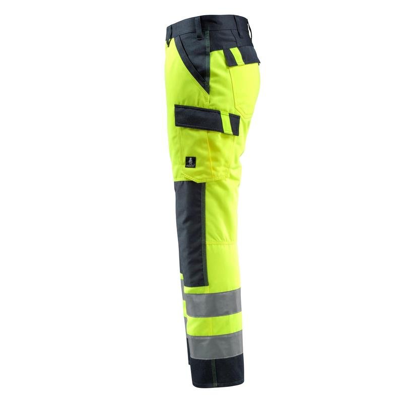 Pantaloni MASCOT® Maitland, galben mare/negru-albastru