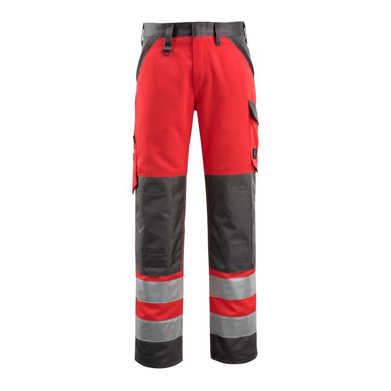 Pantaloni MASCOT® Maitland, rosu hi-vis/antracit inchis