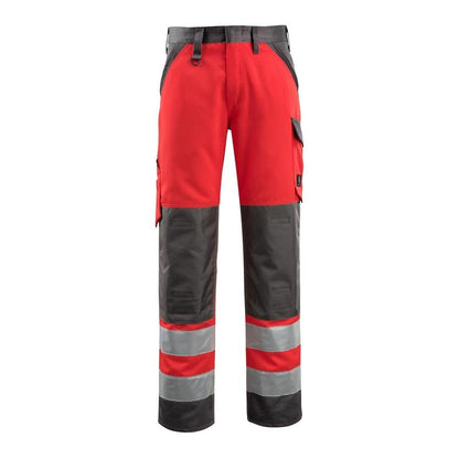Pantaloni MASCOT® Maitland, rosu hi-vis/antracit inchis