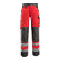 Pantaloni MASCOT® Maitland, rosu hi-vis/antracit inchis