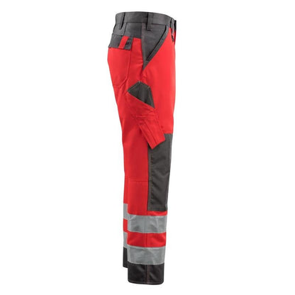 Pantaloni MASCOT® Maitland, rosu hi-vis/antracit inchis