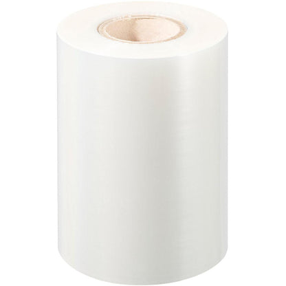 Un sul mare de folie universală fără antifog de la Duni GmbH cu un miez de carton, stând în picioare pe un fundal alb.