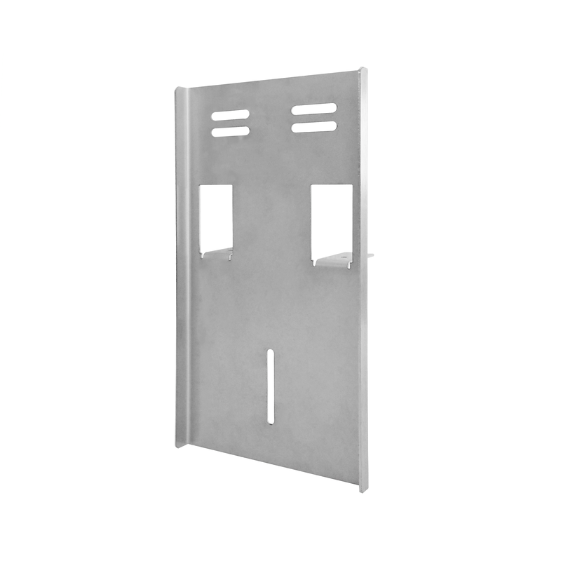 Placă de reținere Numatic pentru atașarea sistemelor dozatoare pe căruciorul de curățare, oțel inoxidabil | Pachet (1 bucata)