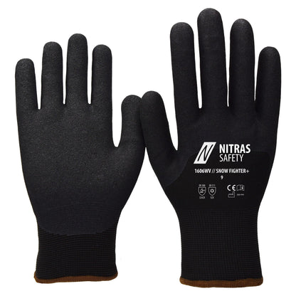 NITRAS SNOW FIGHTER+, manusi de iarna, negre