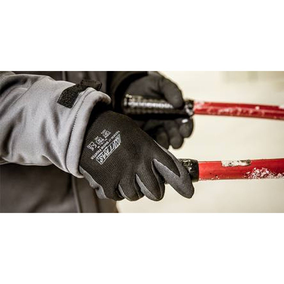 NITRAS SNOW FIGHTER, manusi de iarna, negre