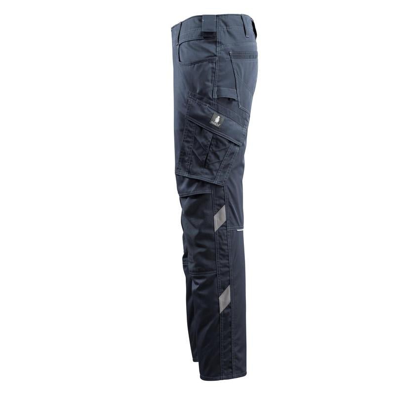 Pantaloni MASCOT® Lemberg marimea 76C46, negru-albastru | Pachet (1 bucata)