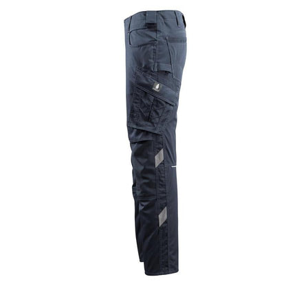 Pantaloni MASCOT® Lemberg marimea 76C46, negru-albastru | Pachet (1 bucata)