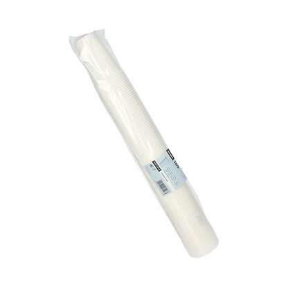 O ambalare de plastic sigilată cu 100 de pahare din PP de la Starpak este stivuită în fața unui fundal alb simplu - ideal pentru evenimente.
