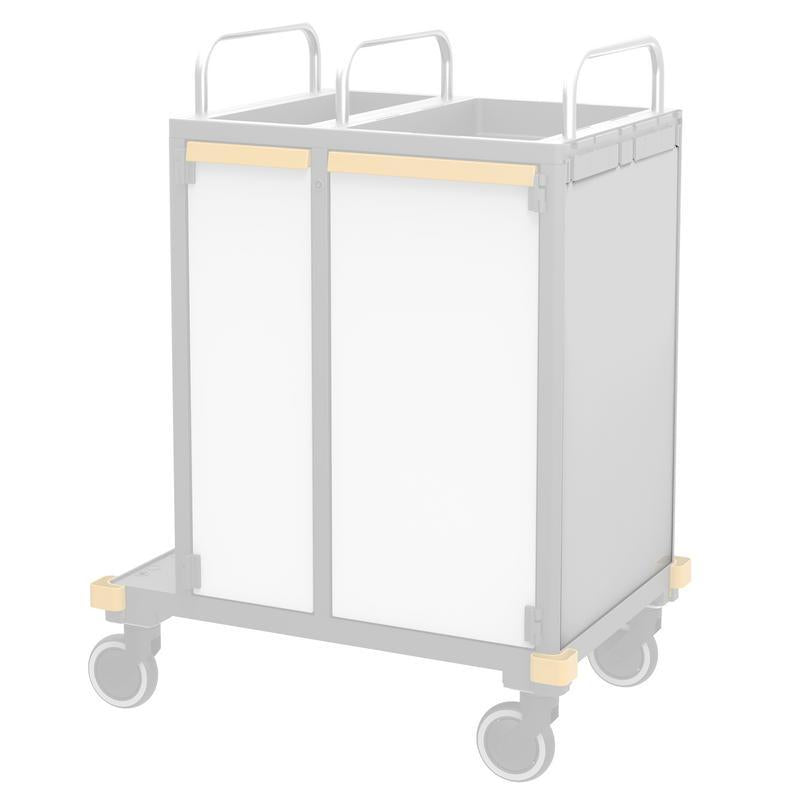 Perete lateral VERMOP Platinum White, 714 x 497 x 3 cm