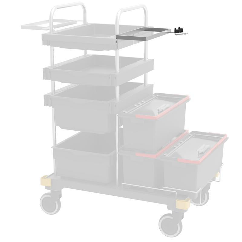 Suport VERMOP pentru centru chimic cu suport mâner pe traversă, 34 x 27 x 9 cm