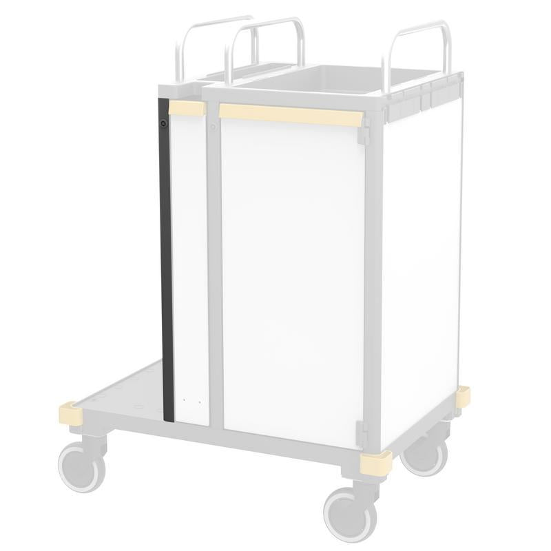 Bandă de profil de colț VERMOP cu încuietoare în stânga, 74 x 4 x 2 cm