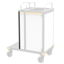 Bandă de profil de colț VERMOP cu încuietoare în stânga, 74 x 4 x 2 cm