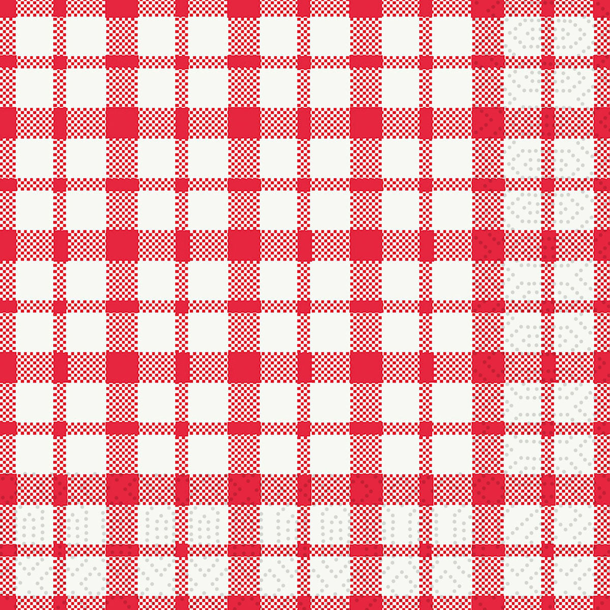 Die Duni GmbH Zellt.Serv.33x33 3lg 1/4 Giovanni Servietten sind rot-weiß kariert, 3-lagig für lange Haltbarkeit, 33x33cm groß und kommen in einer Packung mit 250 hochwertigen Servietten.