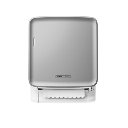 Panoul frontal CWS PureLine pentru PureLine Paperroll de la CWS oferă un design subțire și dreptunghiular pentru distribuitoarele montate pe perete, care permite un acces ușor și un sul de hârtie vizibil la bază.