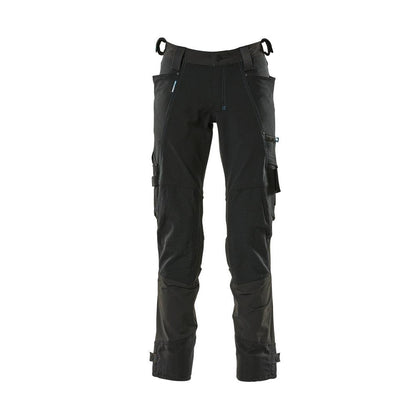 Pantaloni cu buzunare pentru genunchi din Dyneema, pantaloni stretch, negri