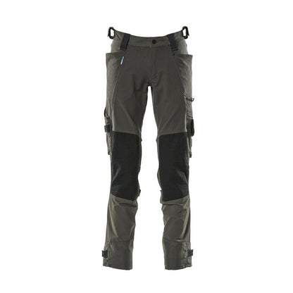 Pantaloni cu buzunare pentru genunchi din Dyneema, pantaloni stretch, antracit inchis