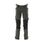 Pantaloni cu buzunare pentru genunchi din Dyneema, pantaloni stretch, antracit inchis
