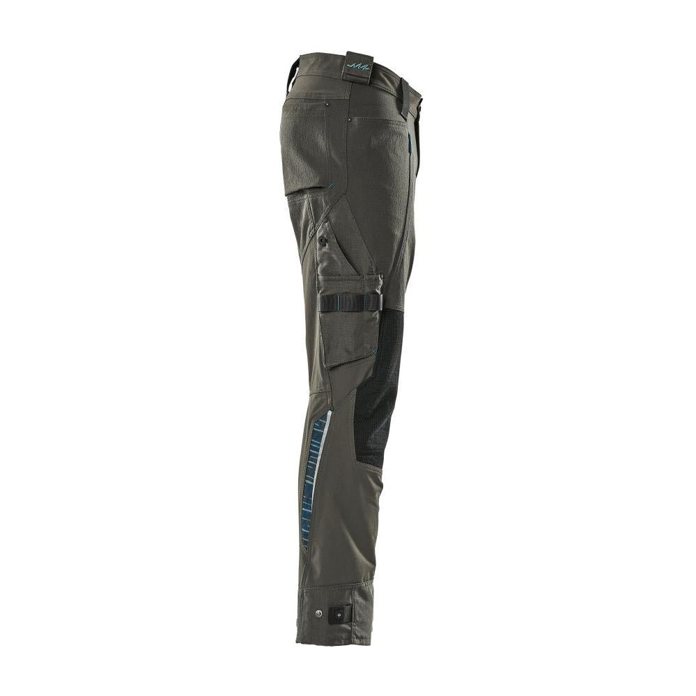 Pantaloni cu buzunare pentru genunchi din Dyneema, pantaloni stretch, antracit inchis