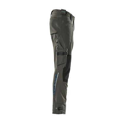 Pantaloni cu buzunare pentru genunchi din Dyneema, pantaloni stretch, antracit inchis