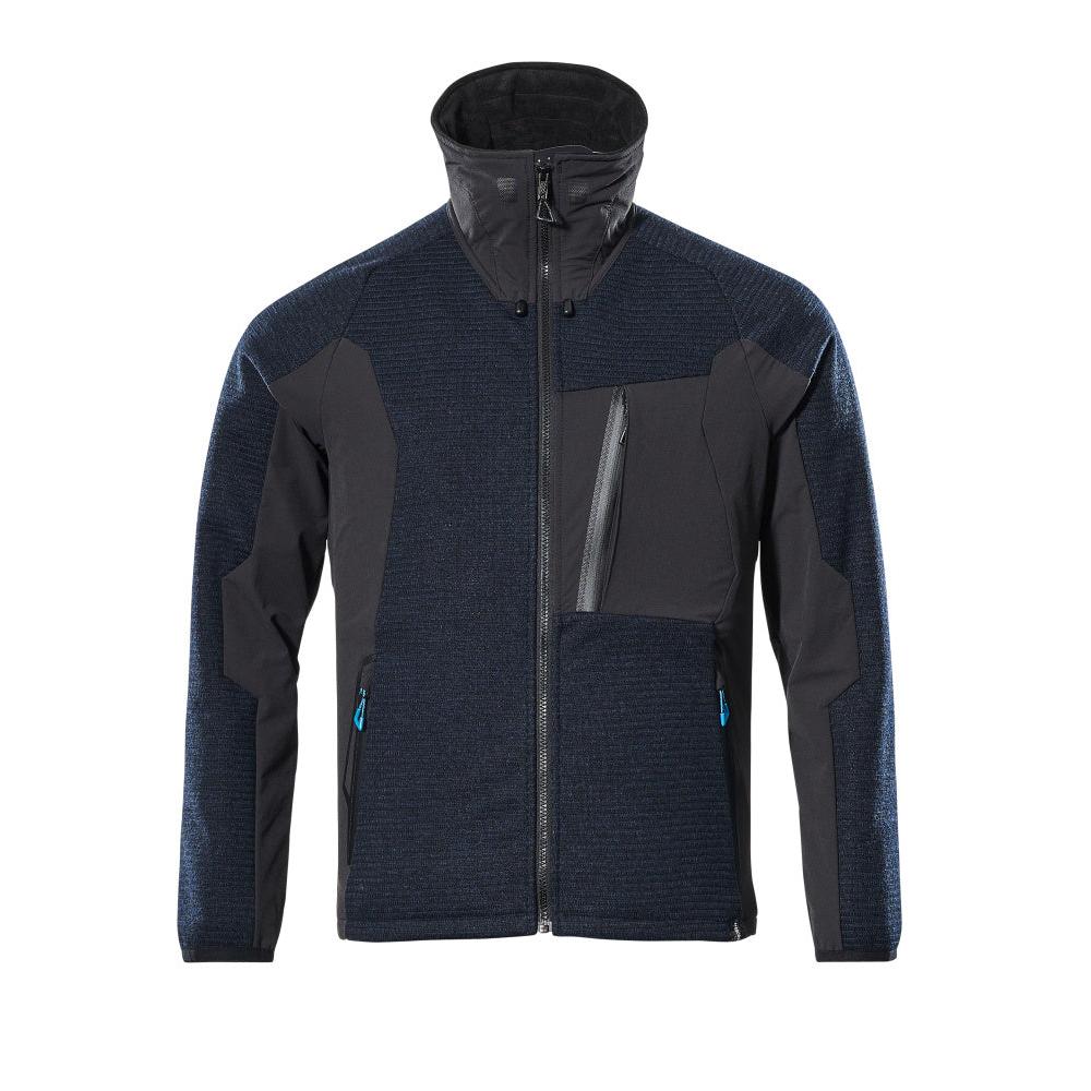 Jacheta, tricotata, cu cardigan cu membrana