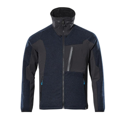 Jacheta, tricotata, cu cardigan cu membrana