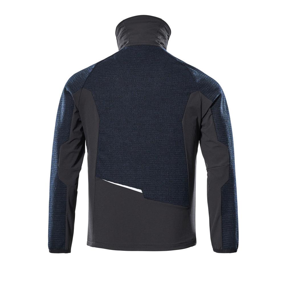 Jacheta, tricotata, cu cardigan cu membrana