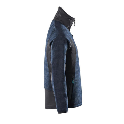 Jacheta, tricotata, cu cardigan cu membrana