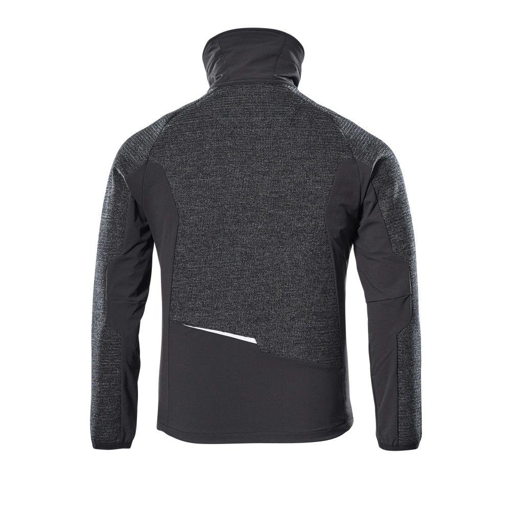 Jacheta, tricotata, cu cardigan cu membrana