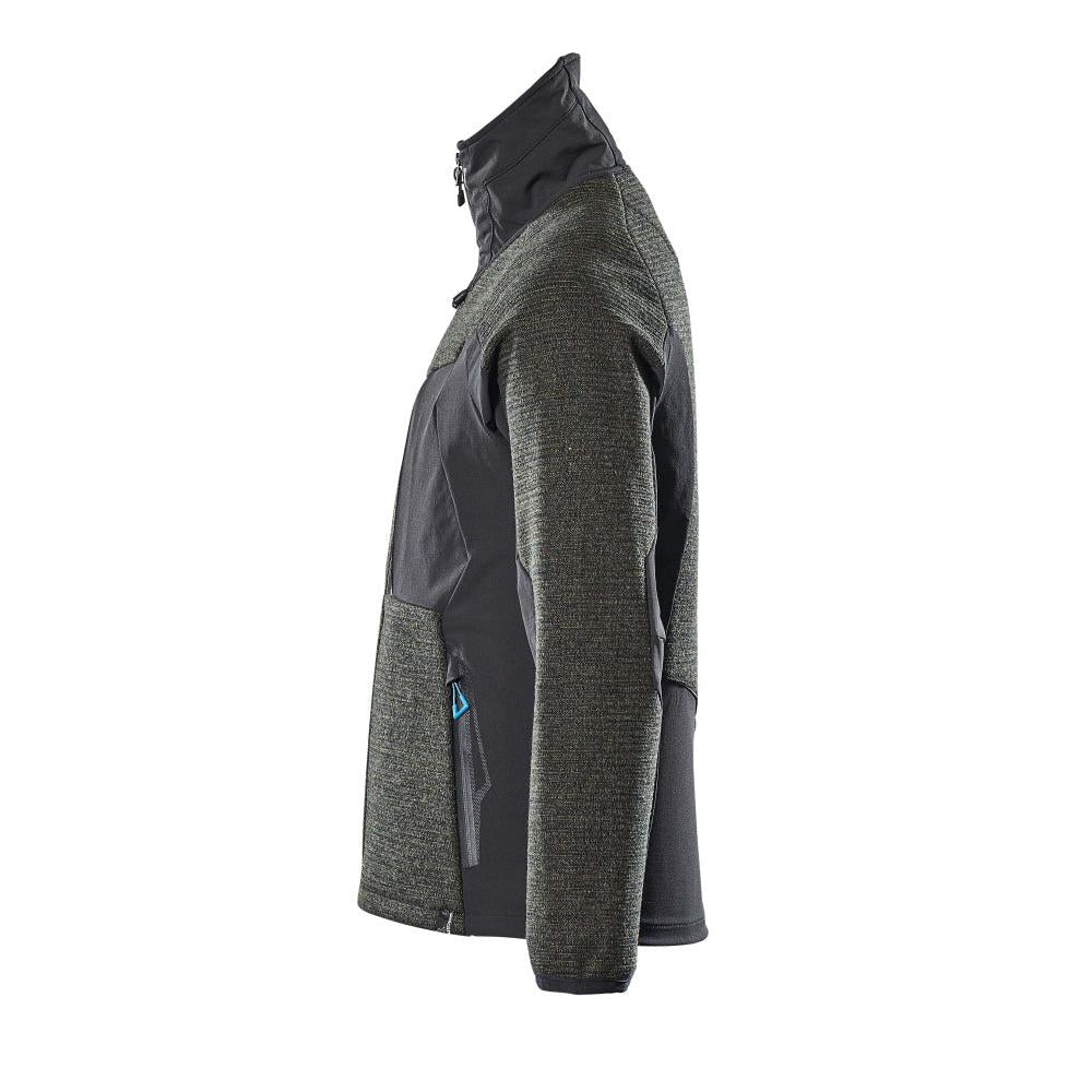 Jacheta, tricotata, cu cardigan cu membrana