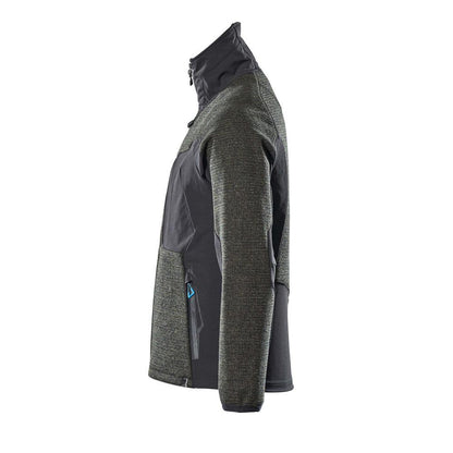Jacheta, tricotata, cu cardigan cu membrana