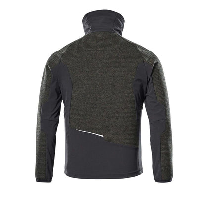 Jacheta, tricotata, cu cardigan cu membrana