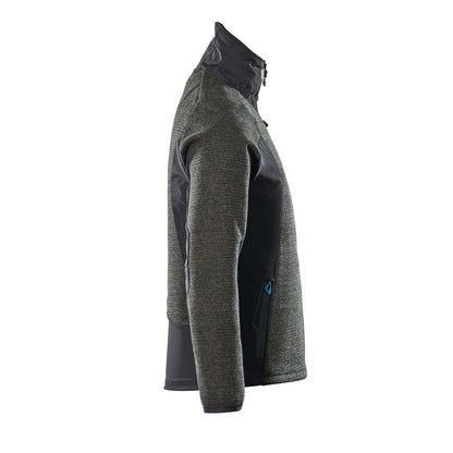 Jacheta, tricotata, cu cardigan cu membrana