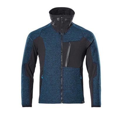 Jacheta, tricotata, cu cardigan cu membrana