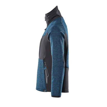 Jacheta, tricotata, cu cardigan cu membrana